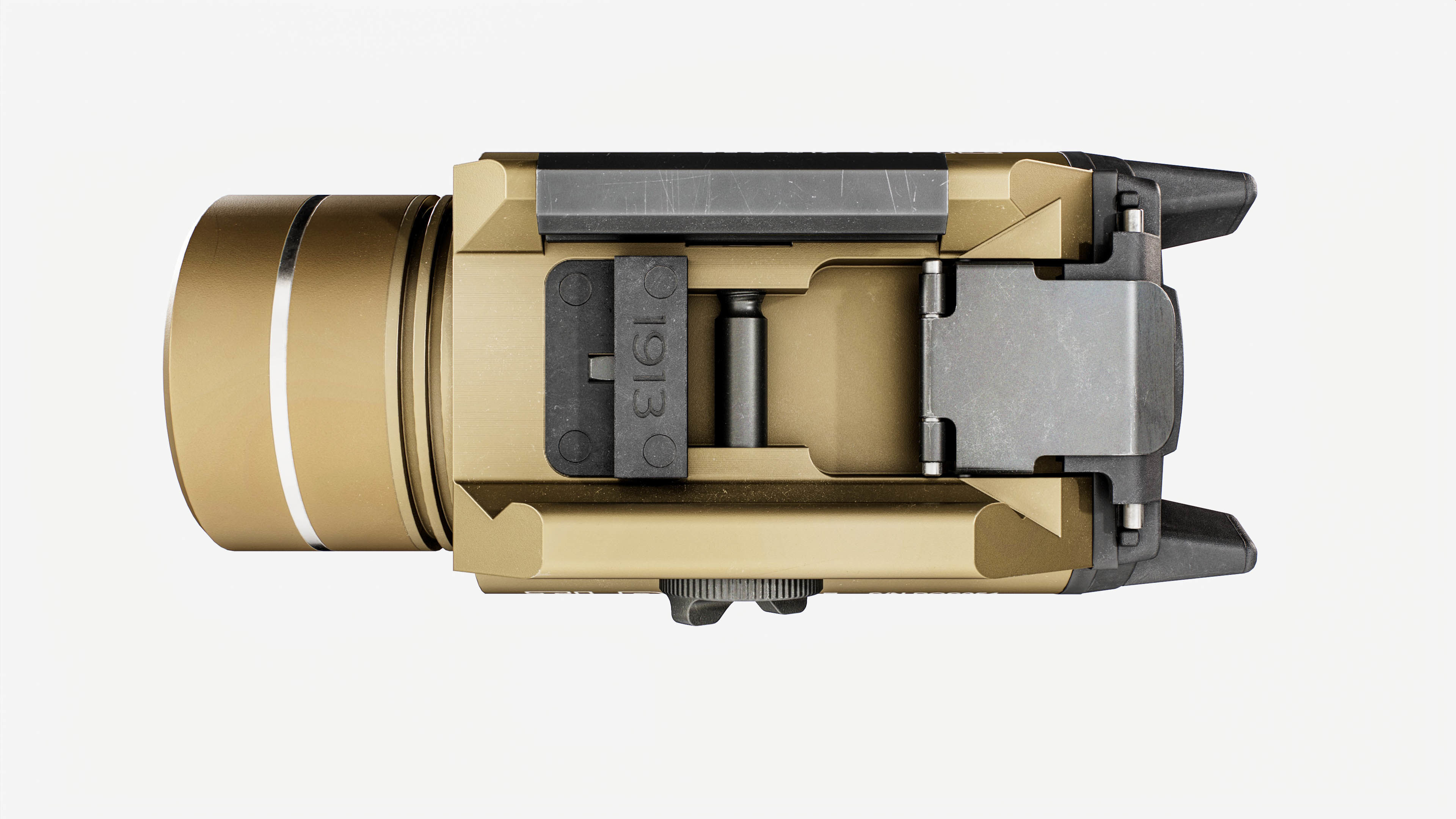 Streamlight TLR1-HL Handgun Weapon Mounted Light Low-poly 3D model_22