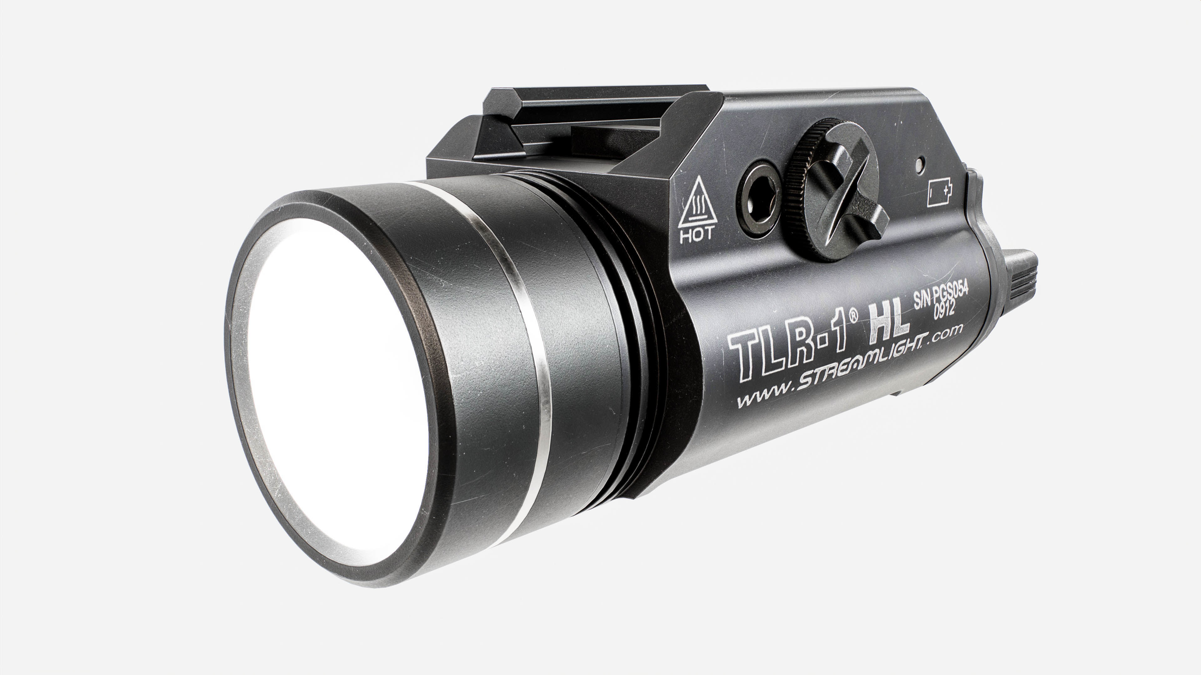 Streamlight TLR1-HL Handgun Weapon Mounted Light Low-poly 3D model_18