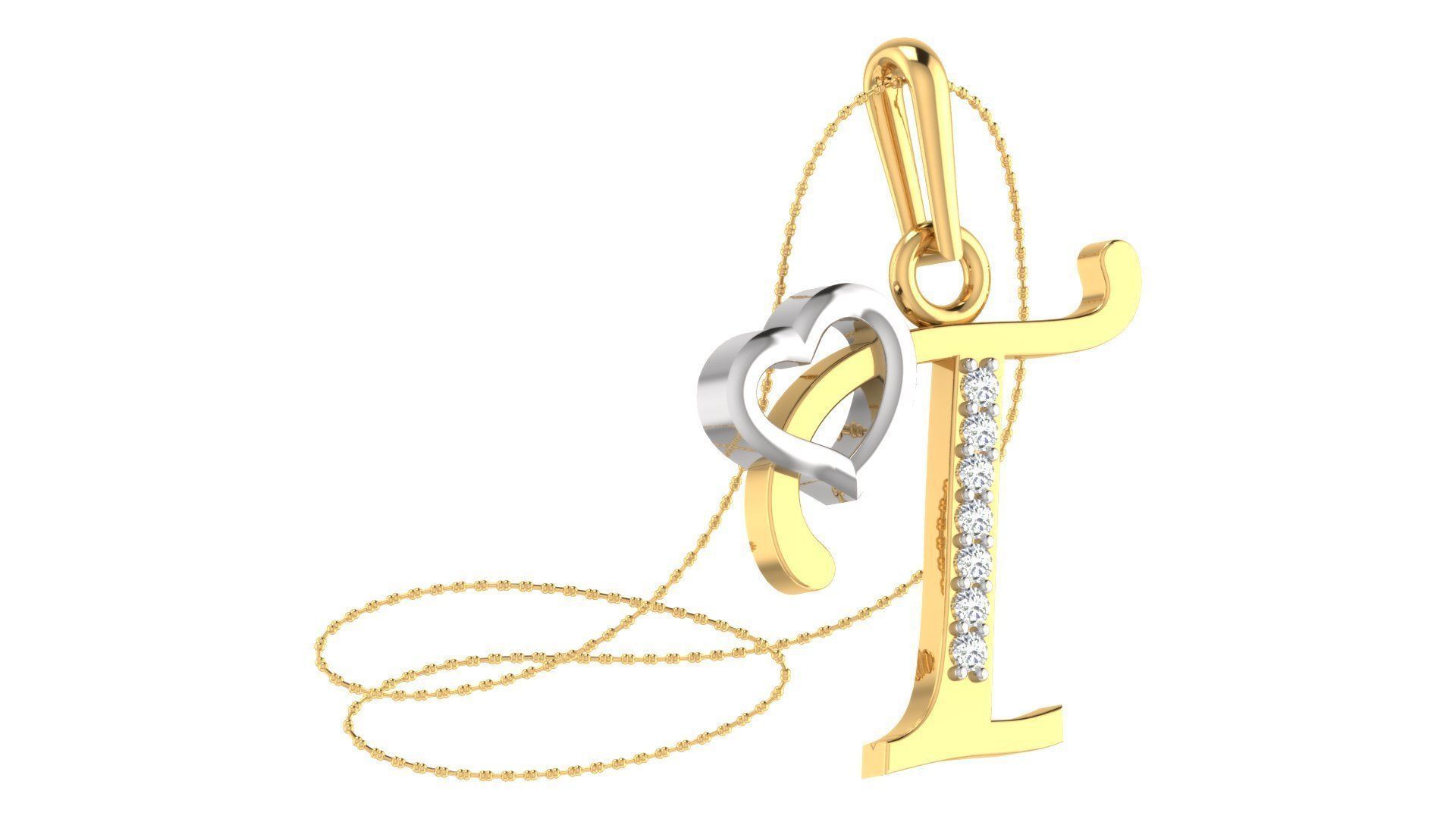 26 Alphabets Pendant Collection 3dm stl printable  3D print model_80