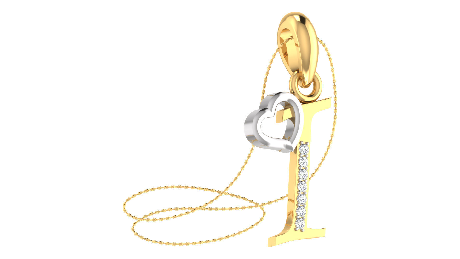 26 Alphabets Pendant Collection 3dm stl printable  3D print model_65