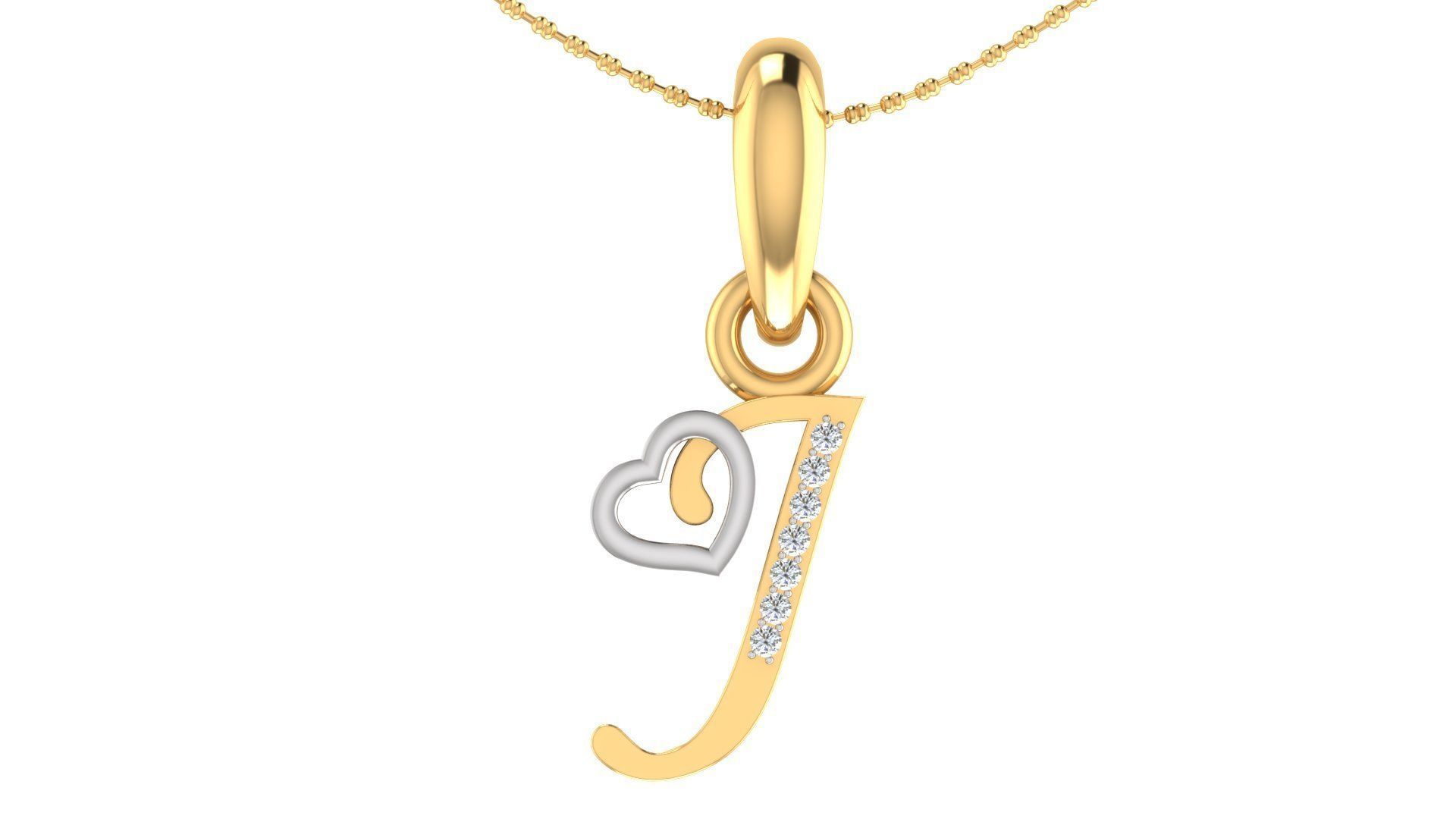 26 Alphabets Pendant Collection 3dm stl printable  3D print model_11