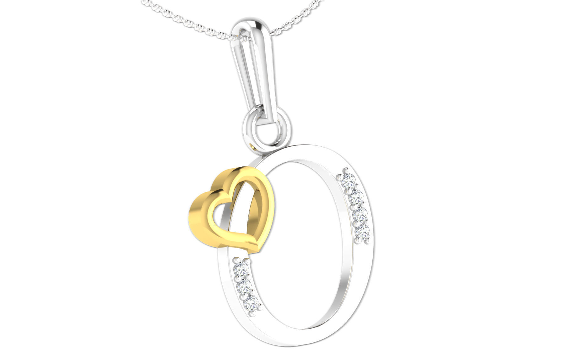 26 Alphabets Pendant Collection 3dm stl printable  3D print model_77
