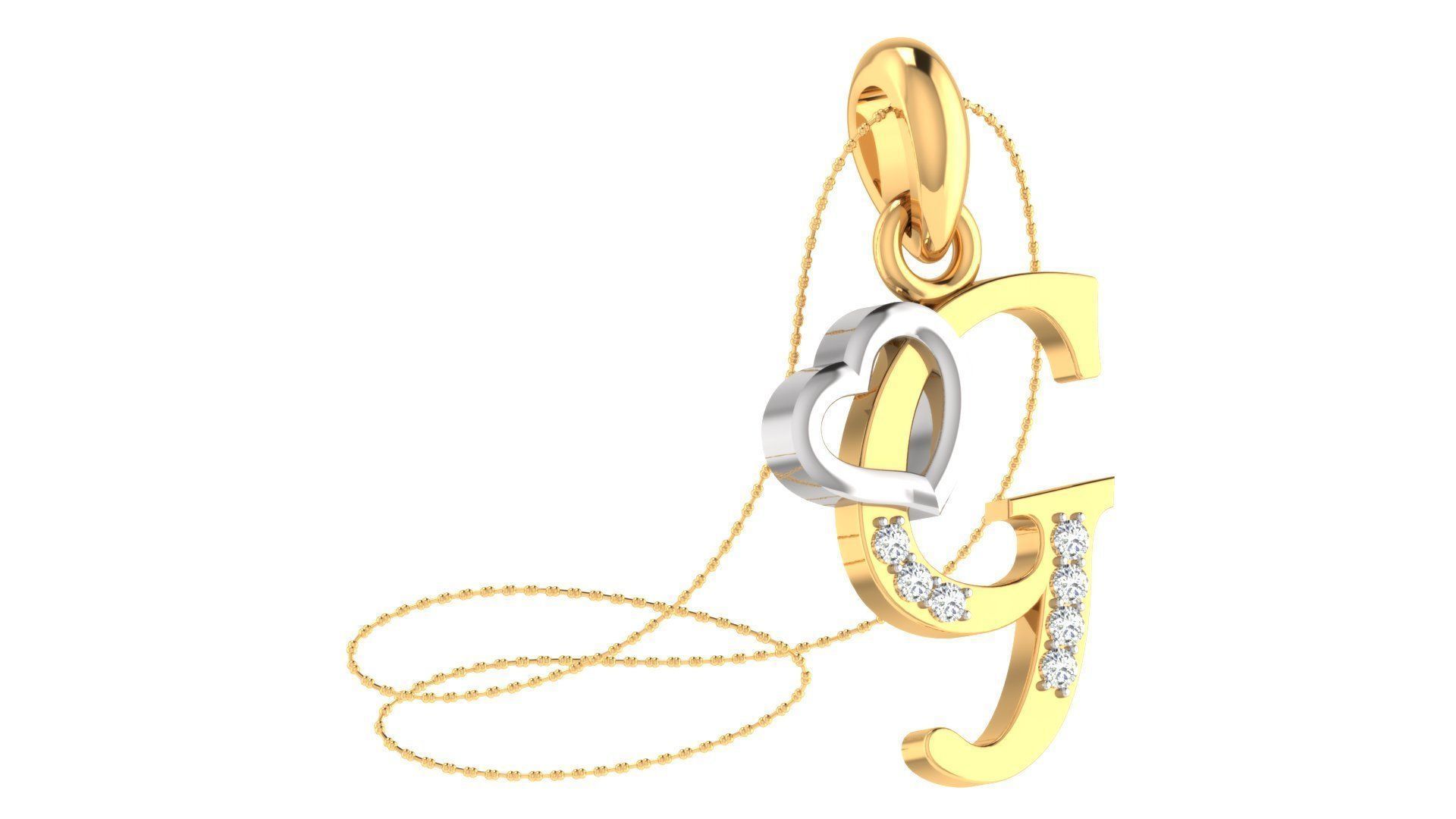 26 Alphabets Pendant Collection 3dm stl printable  3D print model_62