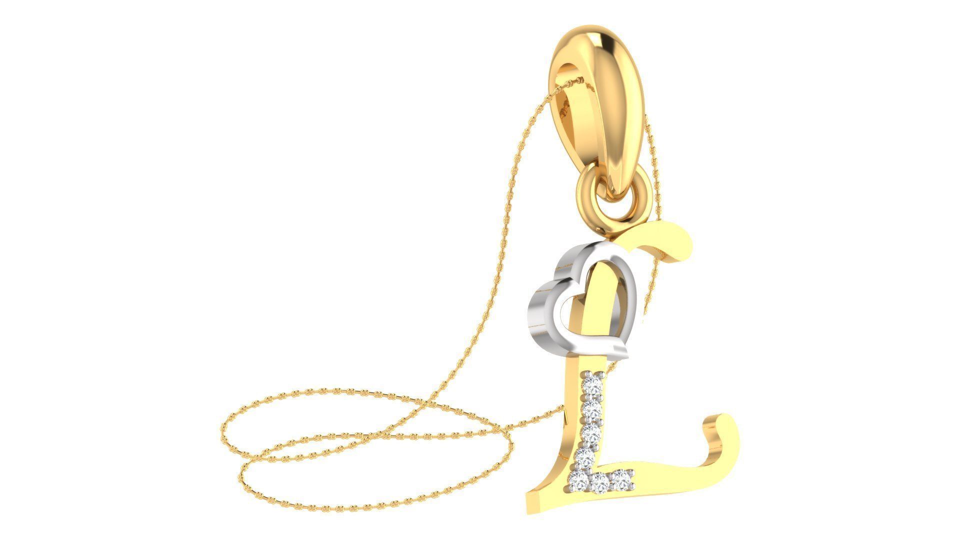 26 Alphabets Pendant Collection 3dm stl printable  3D print model_70