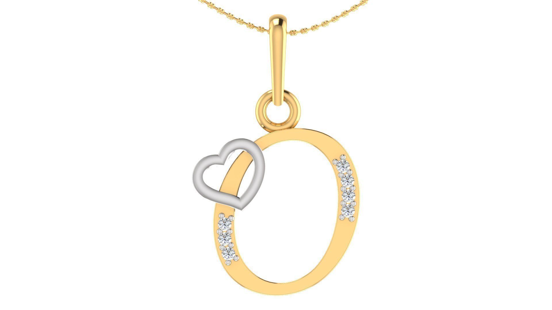 26 Alphabets Pendant Collection 3dm stl printable  3D print model_17