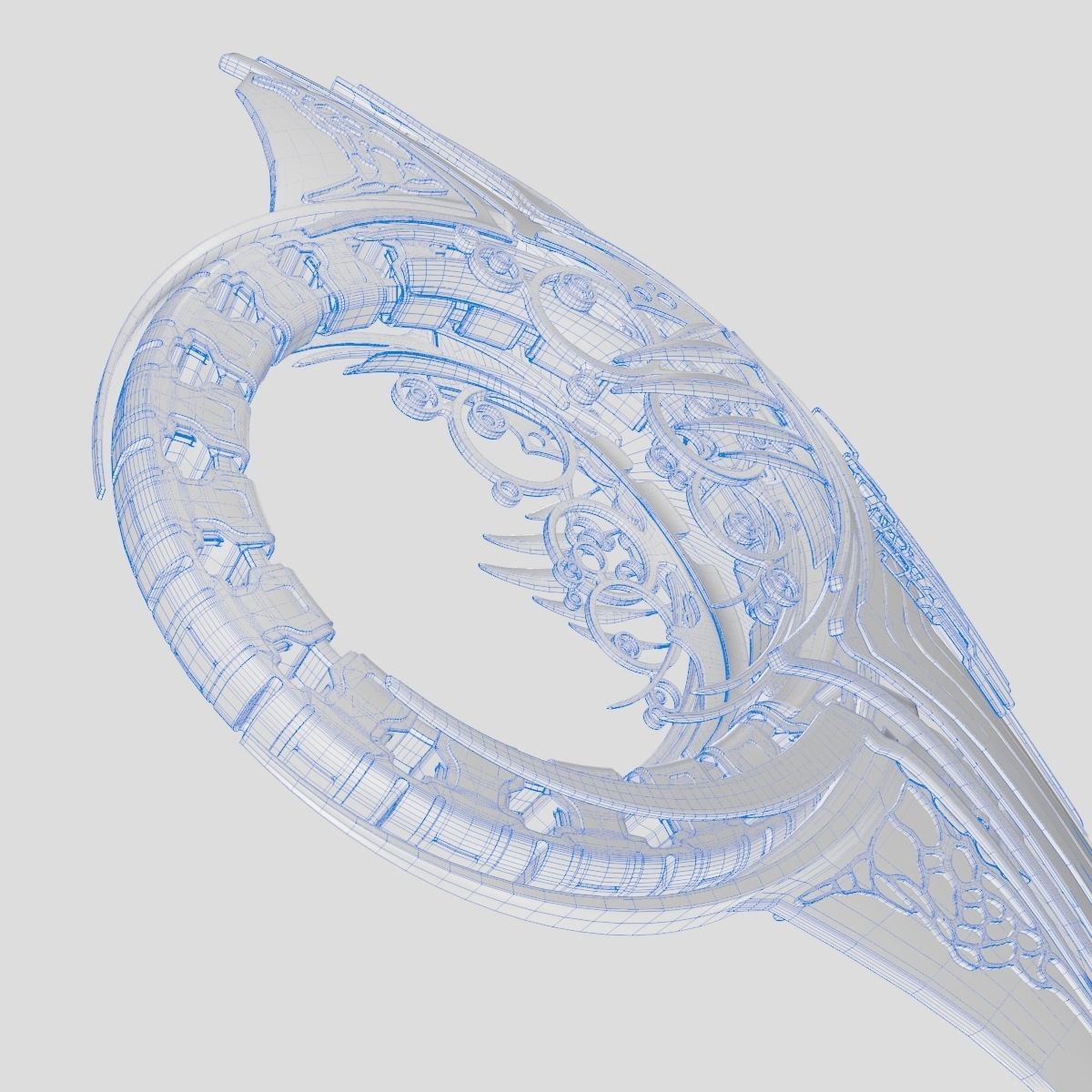 Alien Spaceship 3D model_13