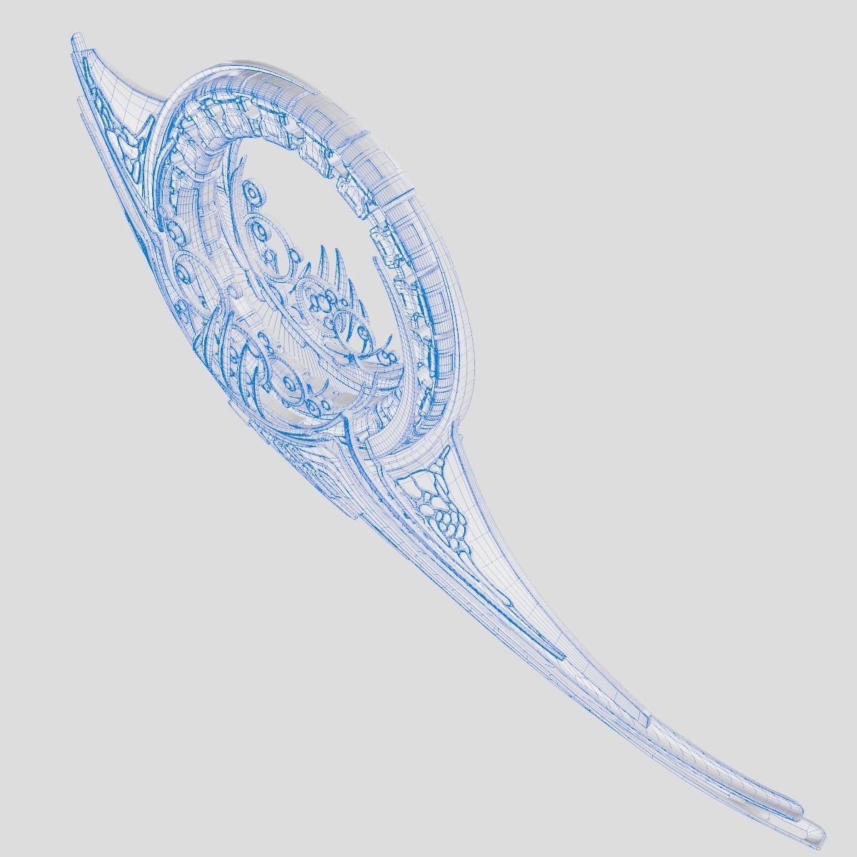 Alien Spaceship 3D model_14