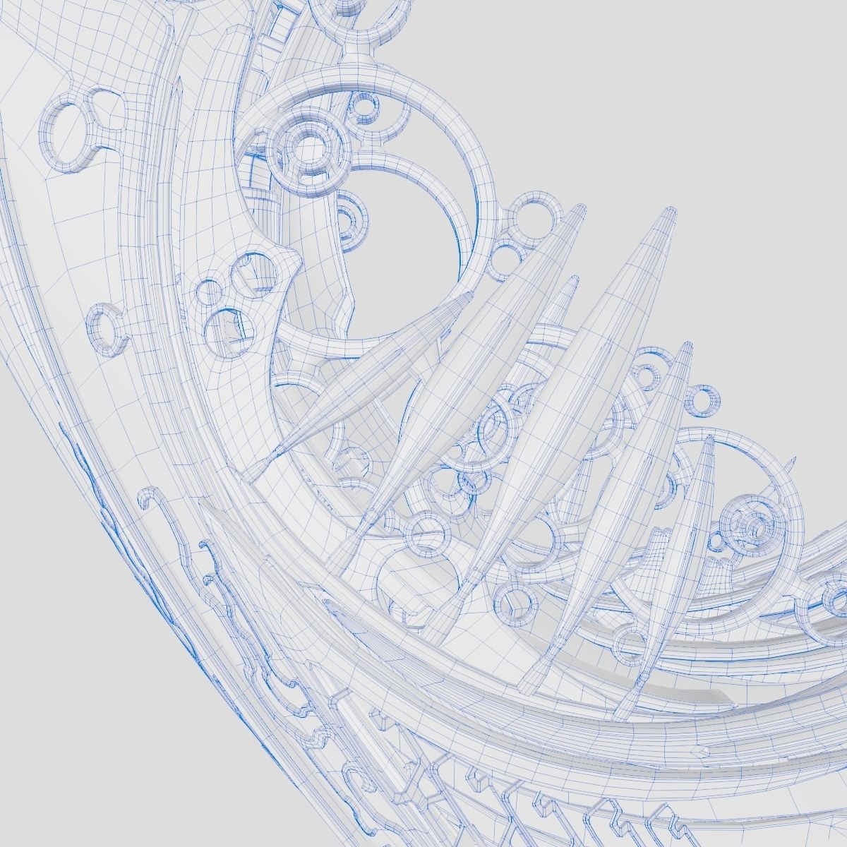 Alien Spaceship 3D model_16