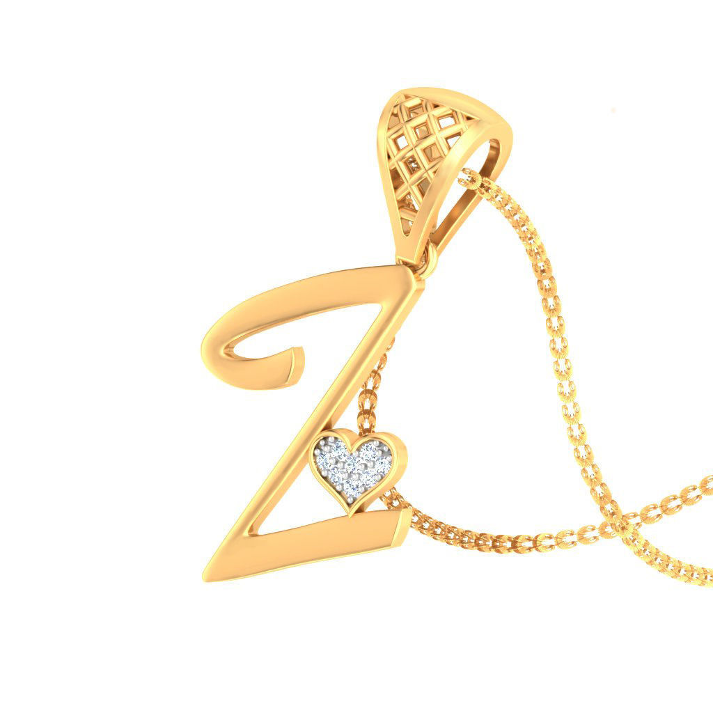26 Alphabets letter Pendant Collection 3dm stl printable  3D print model_126