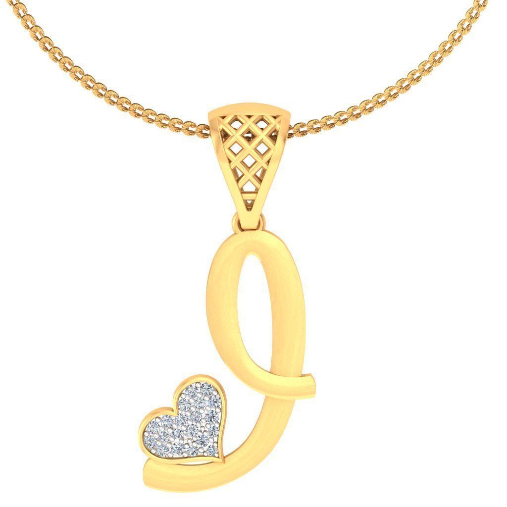 26 Alphabets letter Pendant Collection 3dm stl printable  3D print model_41
