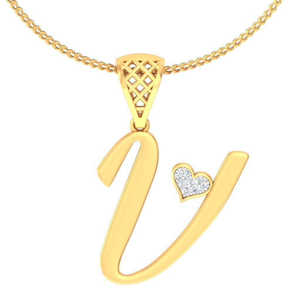 26 Alphabets letter Pendant Collection 3dm stl printable  3D print model_105