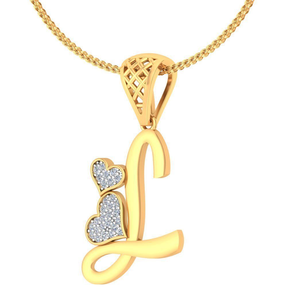 26 Alphabets letter Pendant Collection 3dm stl printable  3D print model_57