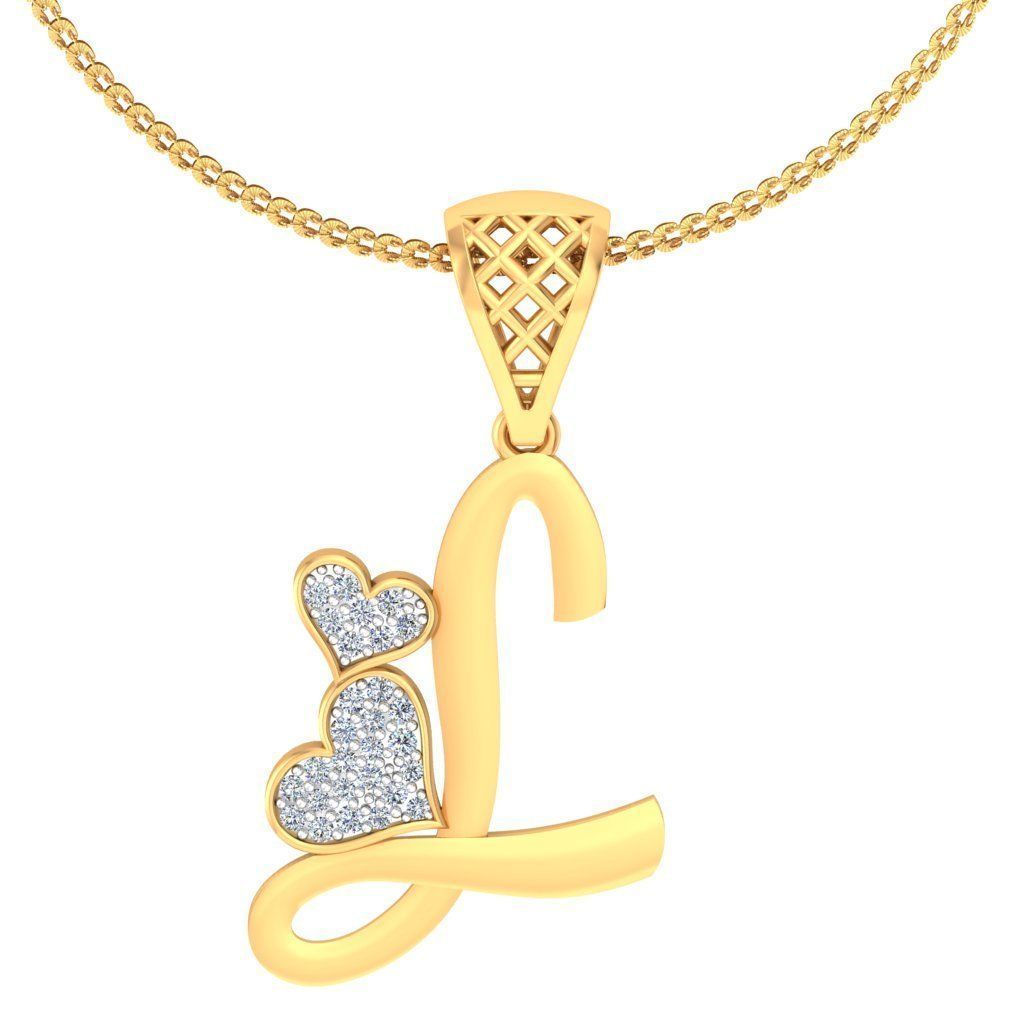 26 Alphabets letter Pendant Collection 3dm stl printable  3D print model_56
