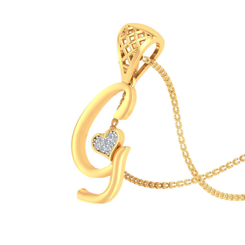 26 Alphabets letter Pendant Collection 3dm stl printable  3D print model_32