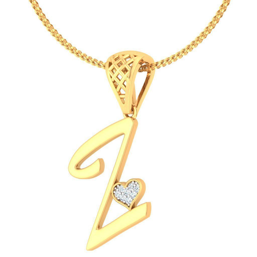 26 Alphabets letter Pendant Collection 3dm stl printable  3D print model_128
