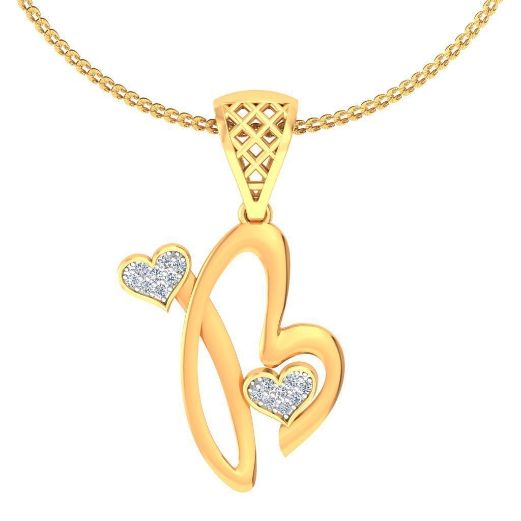 26 Alphabets letter Pendant Collection 3dm stl printable  3D print model_3