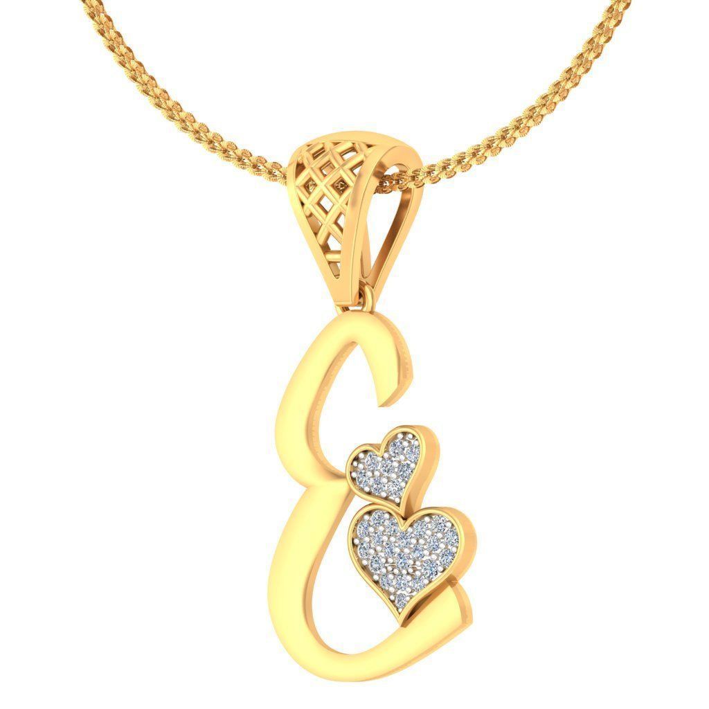 26 Alphabets letter Pendant Collection 3dm stl printable  3D print model_18