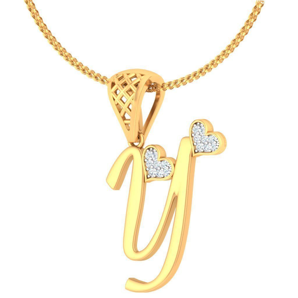 26 Alphabets letter Pendant Collection 3dm stl printable  3D print model_123