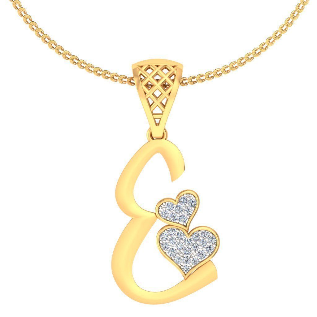 26 Alphabets letter Pendant Collection 3dm stl printable  3D print model_17
