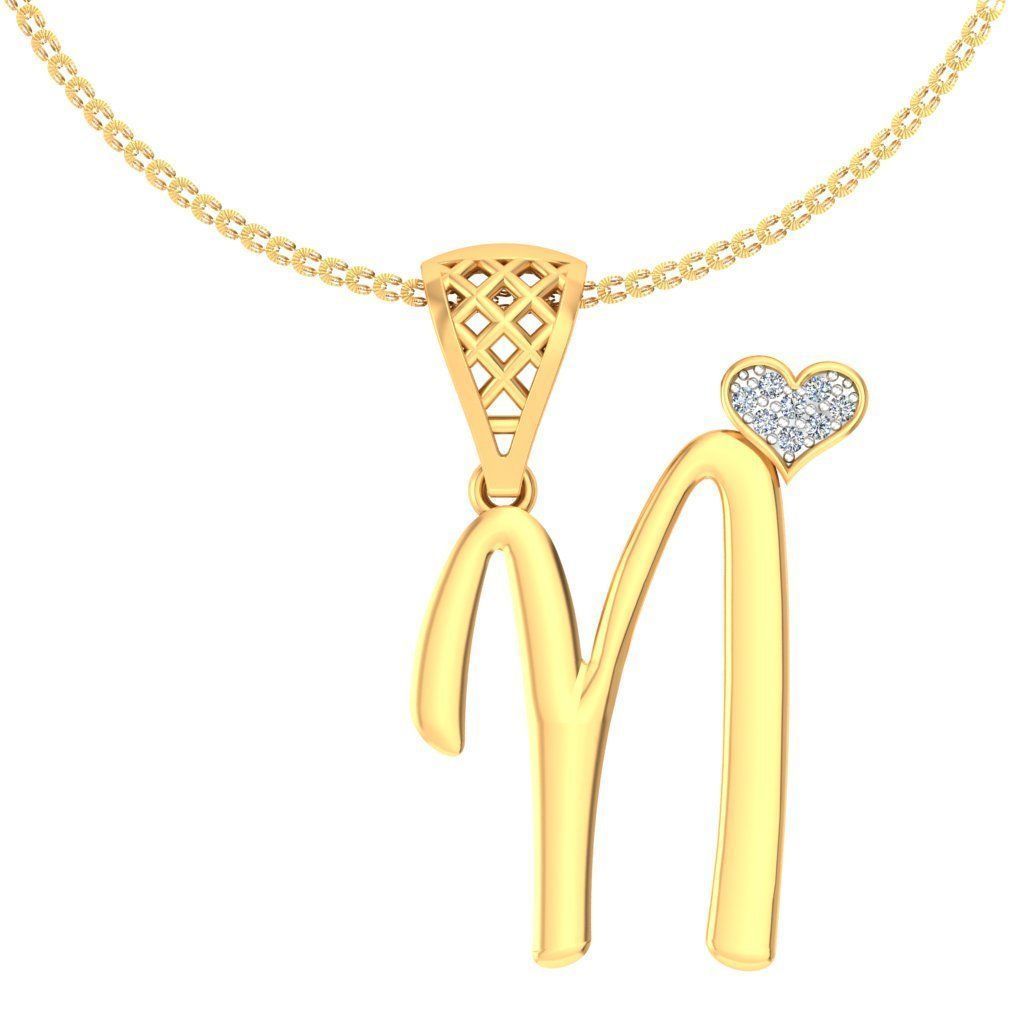 26 Alphabets letter Pendant Collection 3dm stl printable  3D print model_66