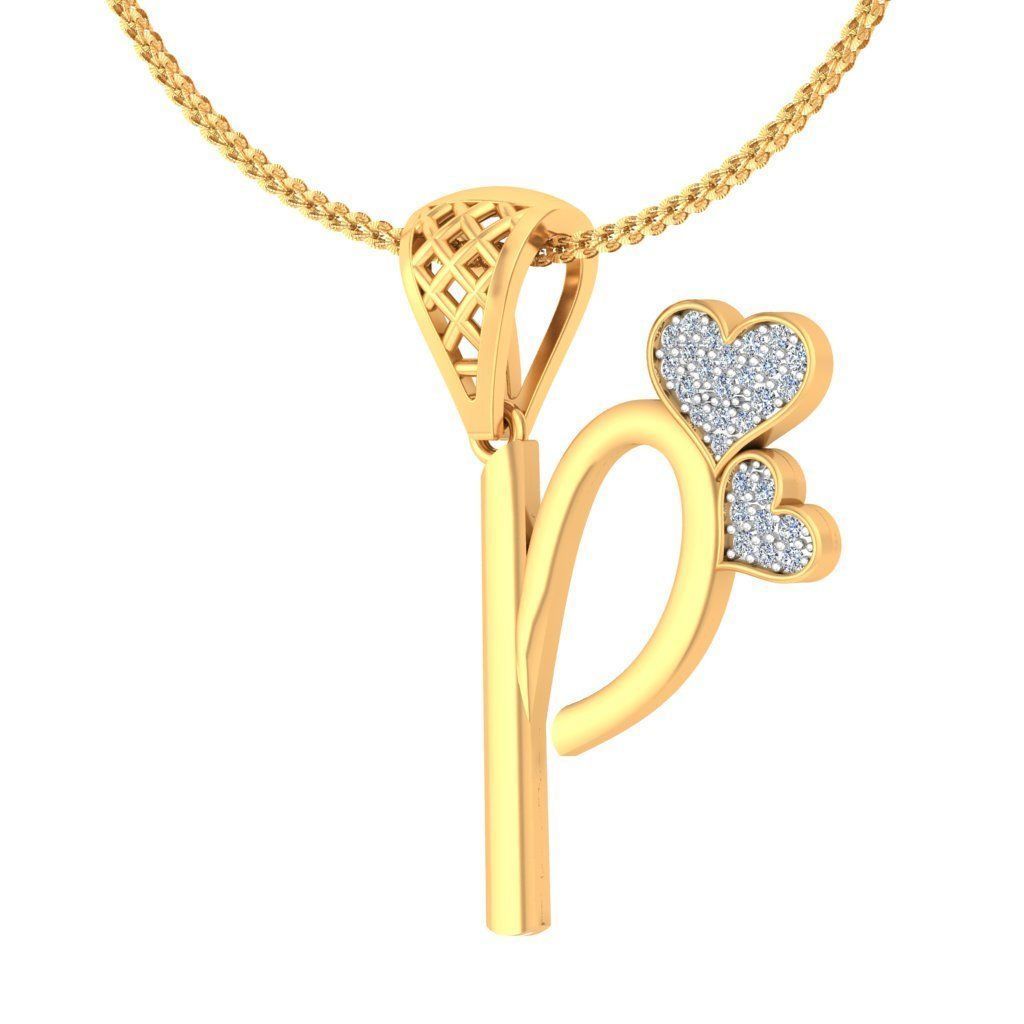 26 Alphabets letter Pendant Collection 3dm stl printable  3D print model_77
