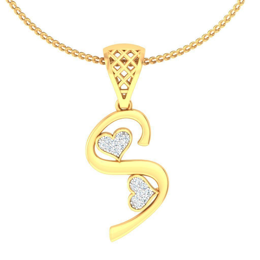 26 Alphabets letter Pendant Collection 3dm stl printable  3D print model_90