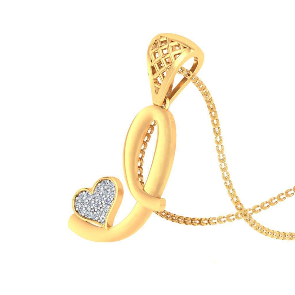 26 Alphabets letter Pendant Collection 3dm stl printable  3D print model_43