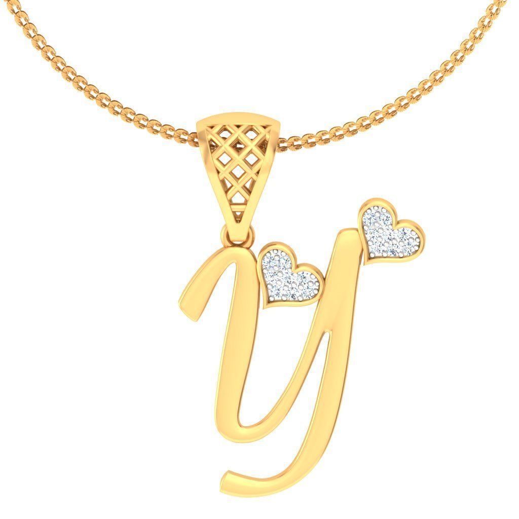 26 Alphabets letter Pendant Collection 3dm stl printable  3D print model_121