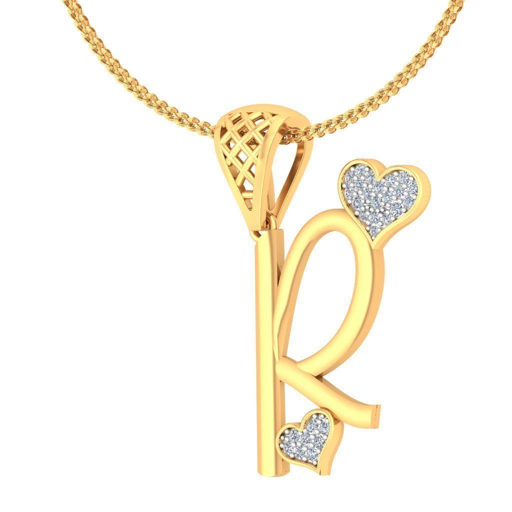 26 Alphabets letter Pendant Collection 3dm stl printable  3D print model_87