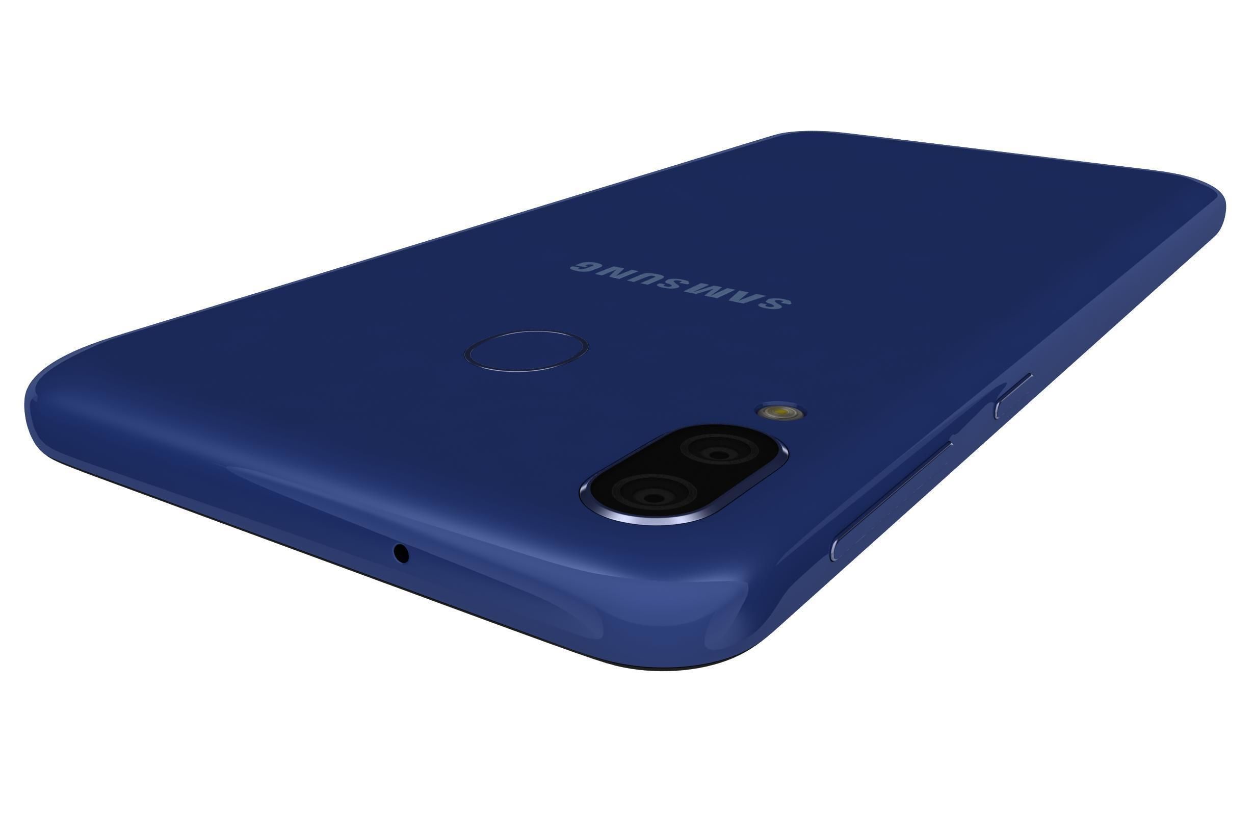 Samsung Galaxy M20 Blue 3D model_8