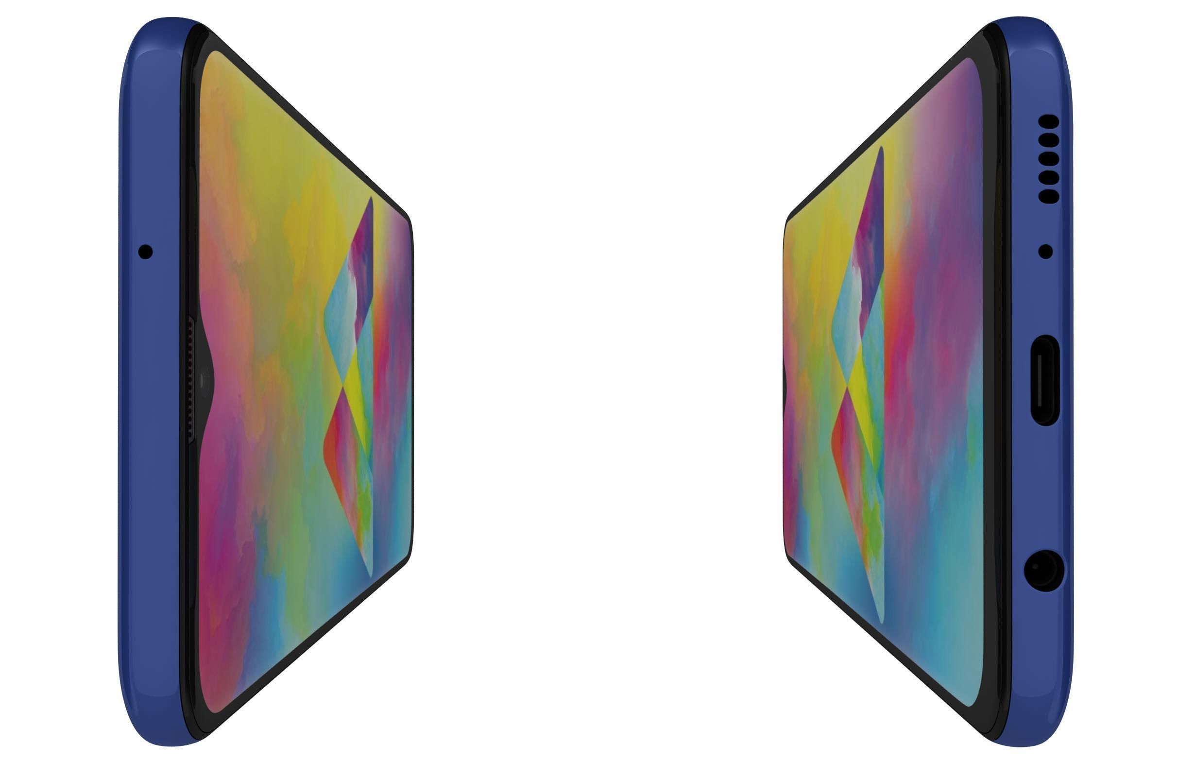 Samsung Galaxy M20 Blue 3D model_3