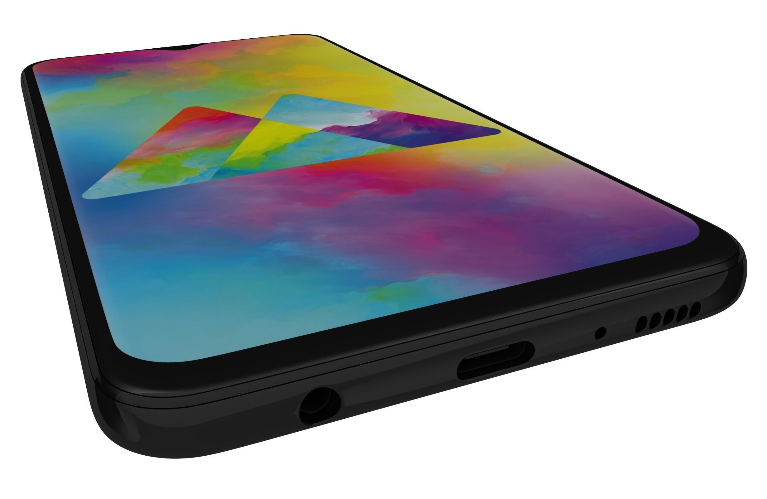 Samsung Galaxy M20 Black 3D model_8