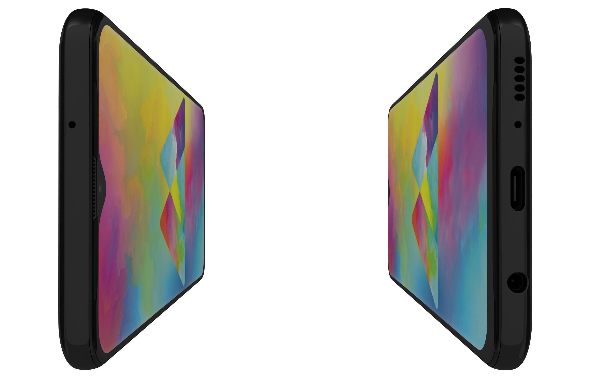 Samsung Galaxy M20 Black 3D model_5