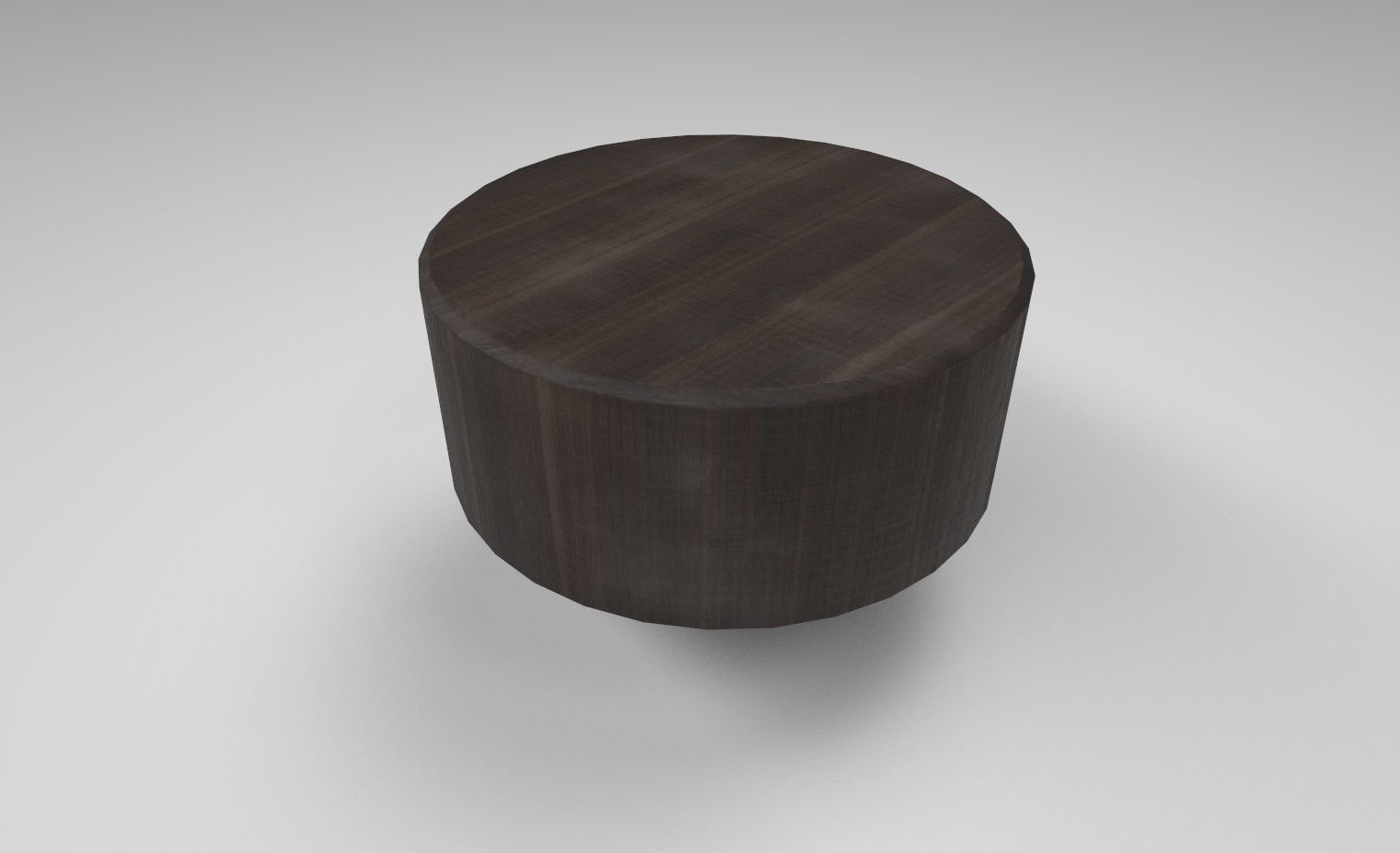 Coffee Tables Gong Low-poly 3D model_2