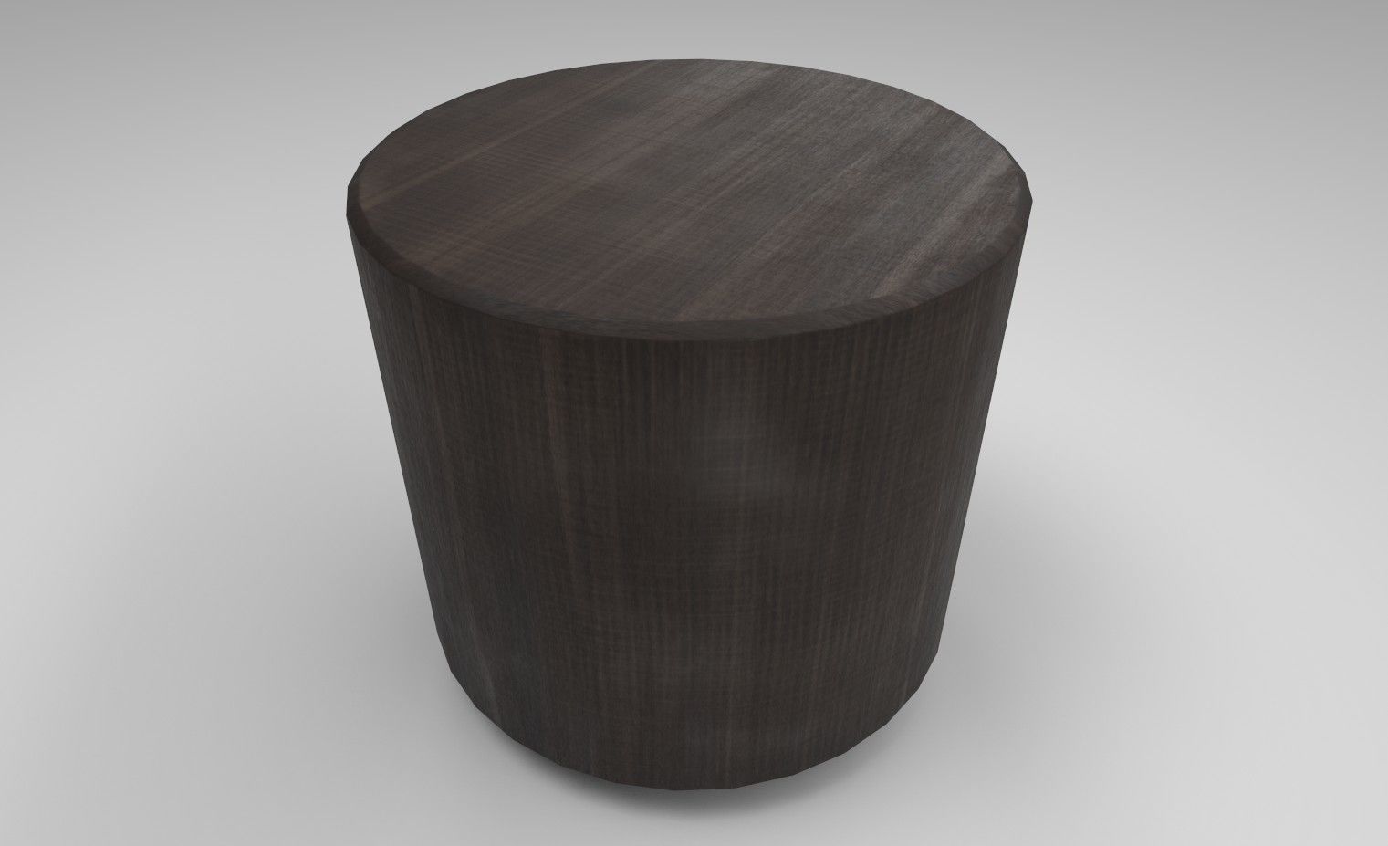Coffee Tables Gong Low-poly 3D model_3