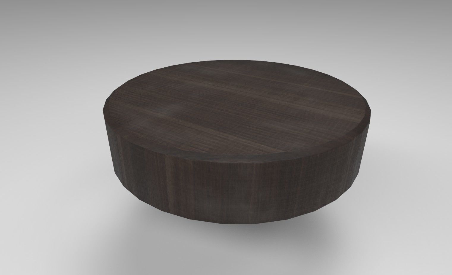 Coffee Tables Gong Low-poly 3D model_4