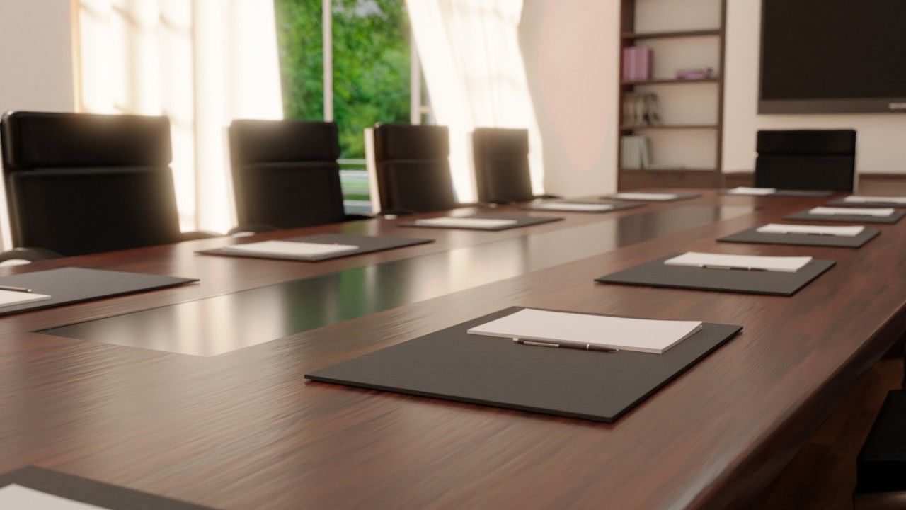Conference room 3D model_4