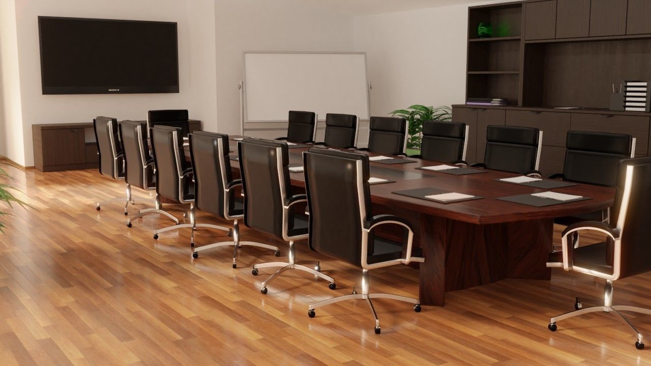 Conference room 3D model_3