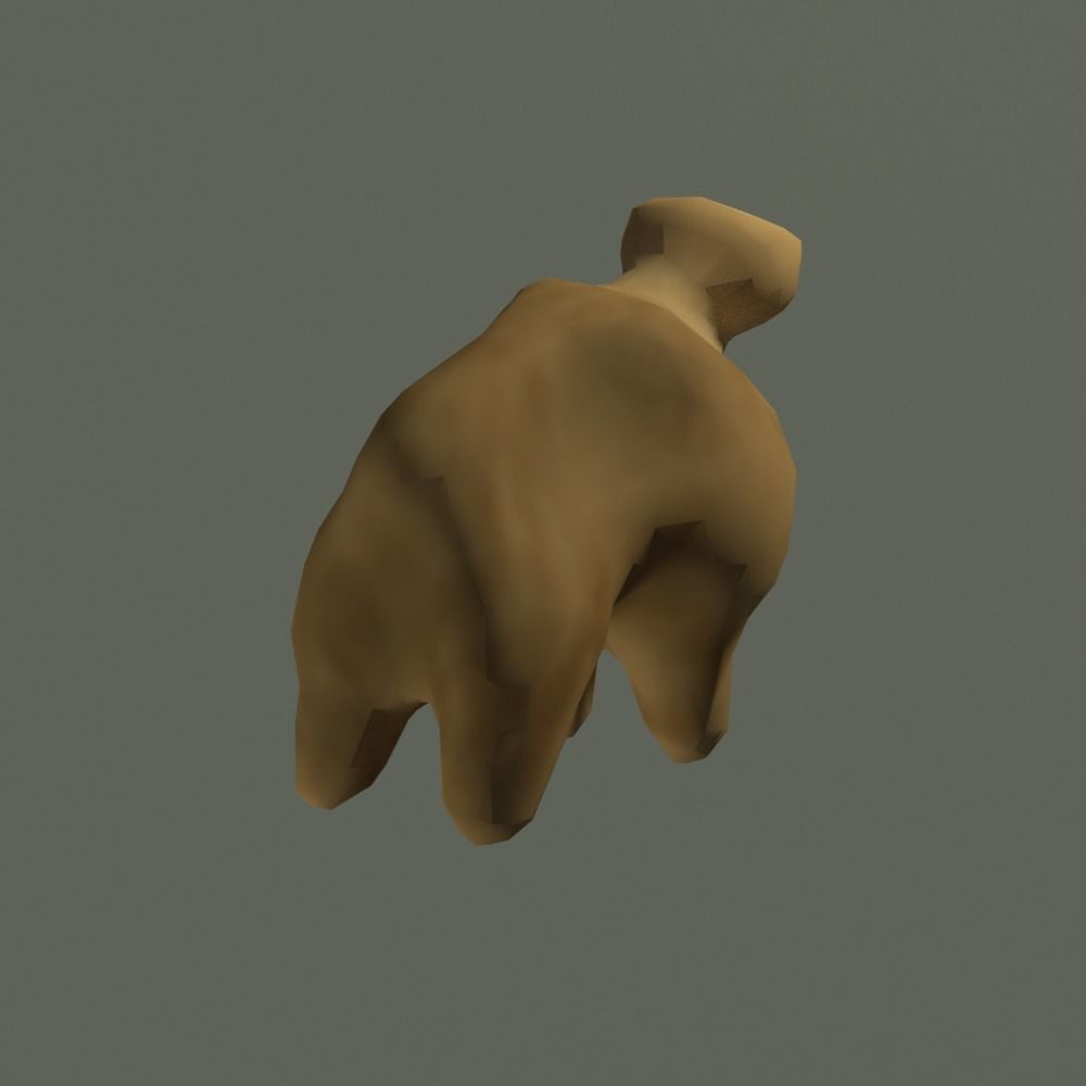 BeastModel camel Low-poly 3D model_1