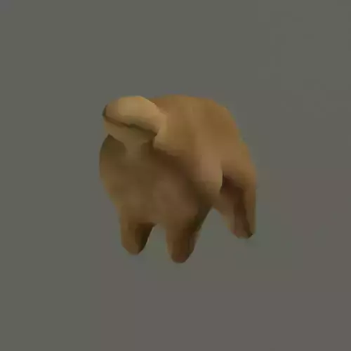 BeastModel camel Low-poly 3D model