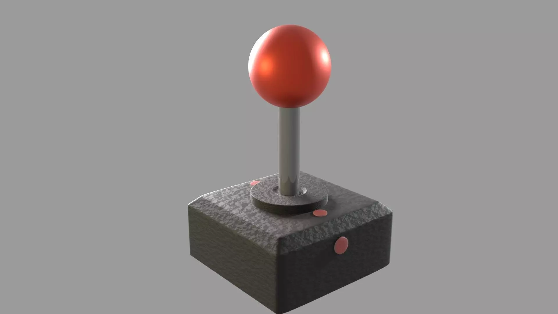 Classic Joystick 3D model_0