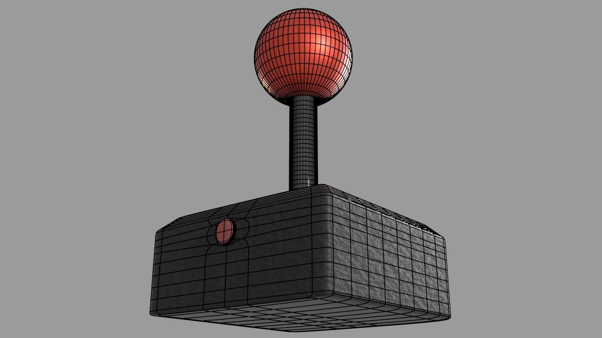 Classic Joystick 3D model_5