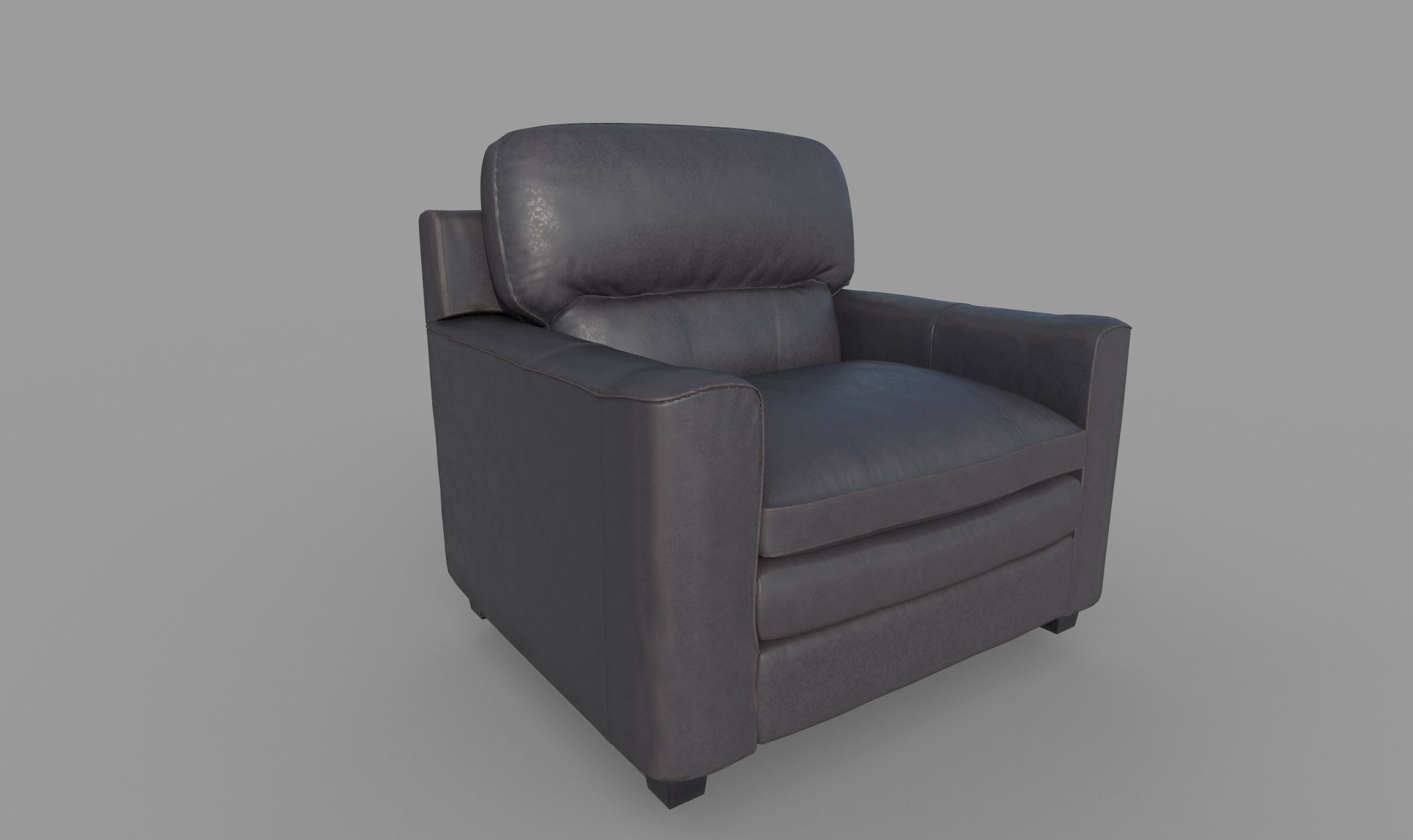 Gleason armchair sofa HI Resolution Low-poly 3D model_5