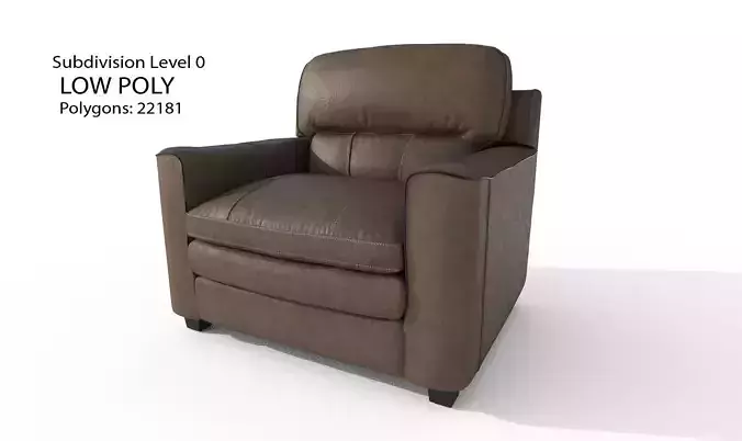 Gleason armchair sofa HI Resolution