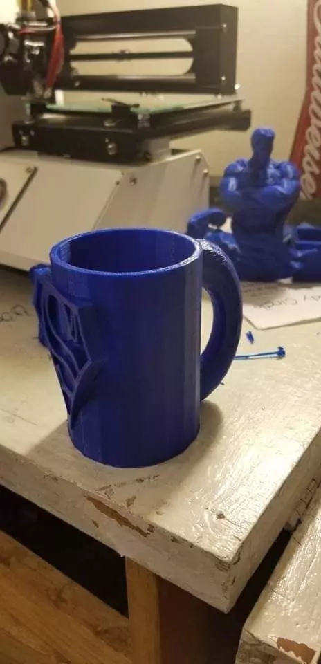 superman-cup superman coffee mug 3D print model_0