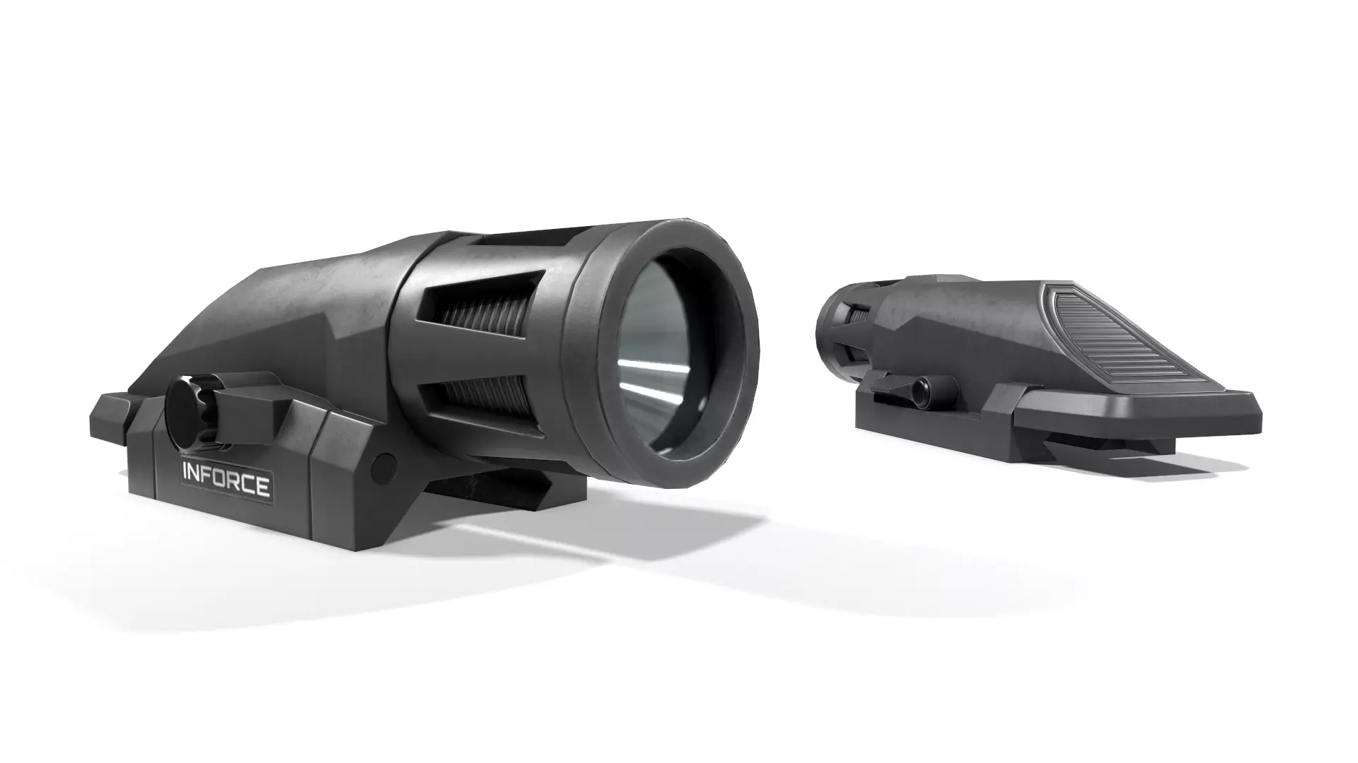 Inforce WML Rifle Weapon Mounted Light Low-poly 3D model_0