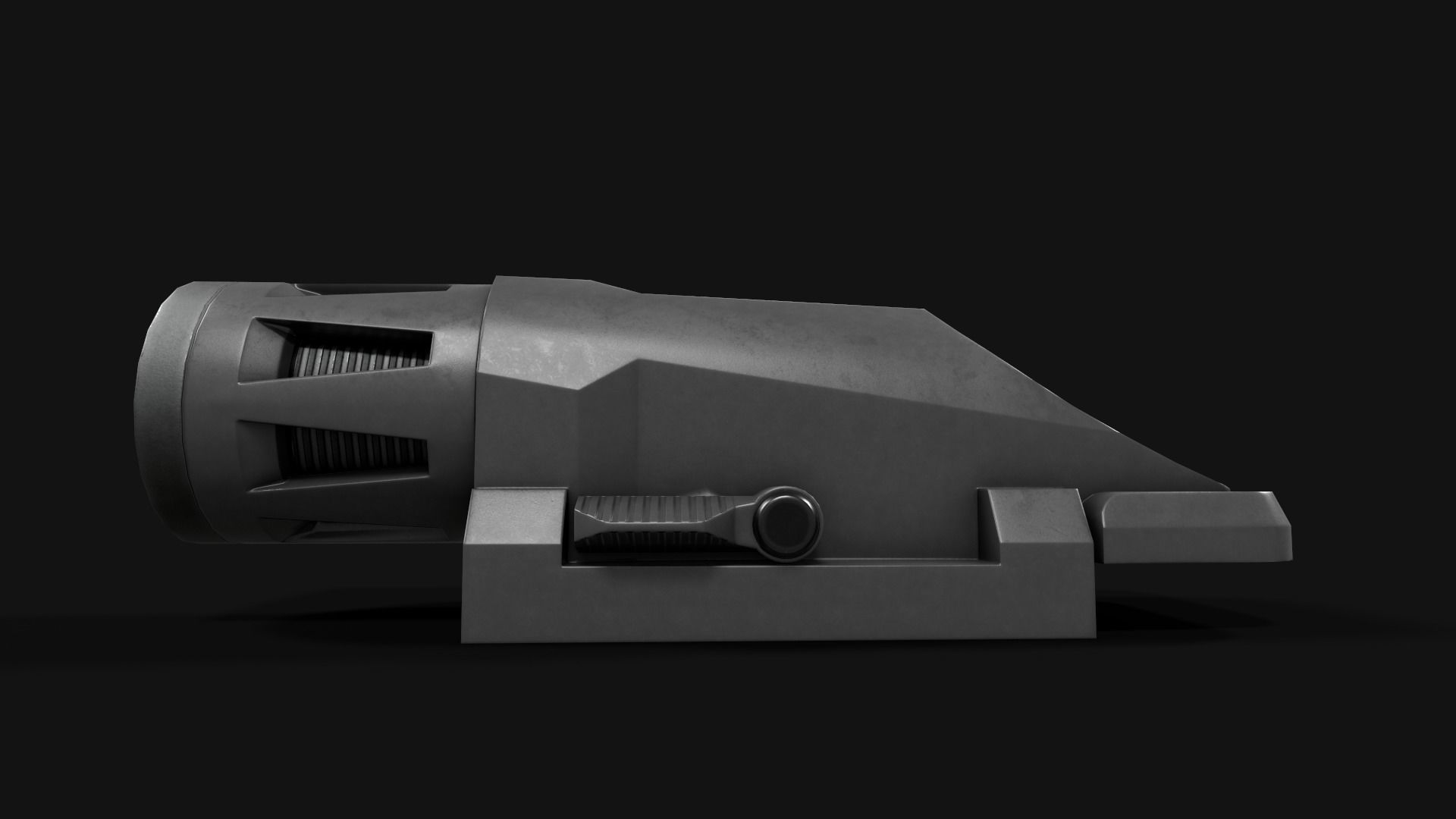 Inforce WML Rifle Weapon Mounted Light Low-poly 3D model_4