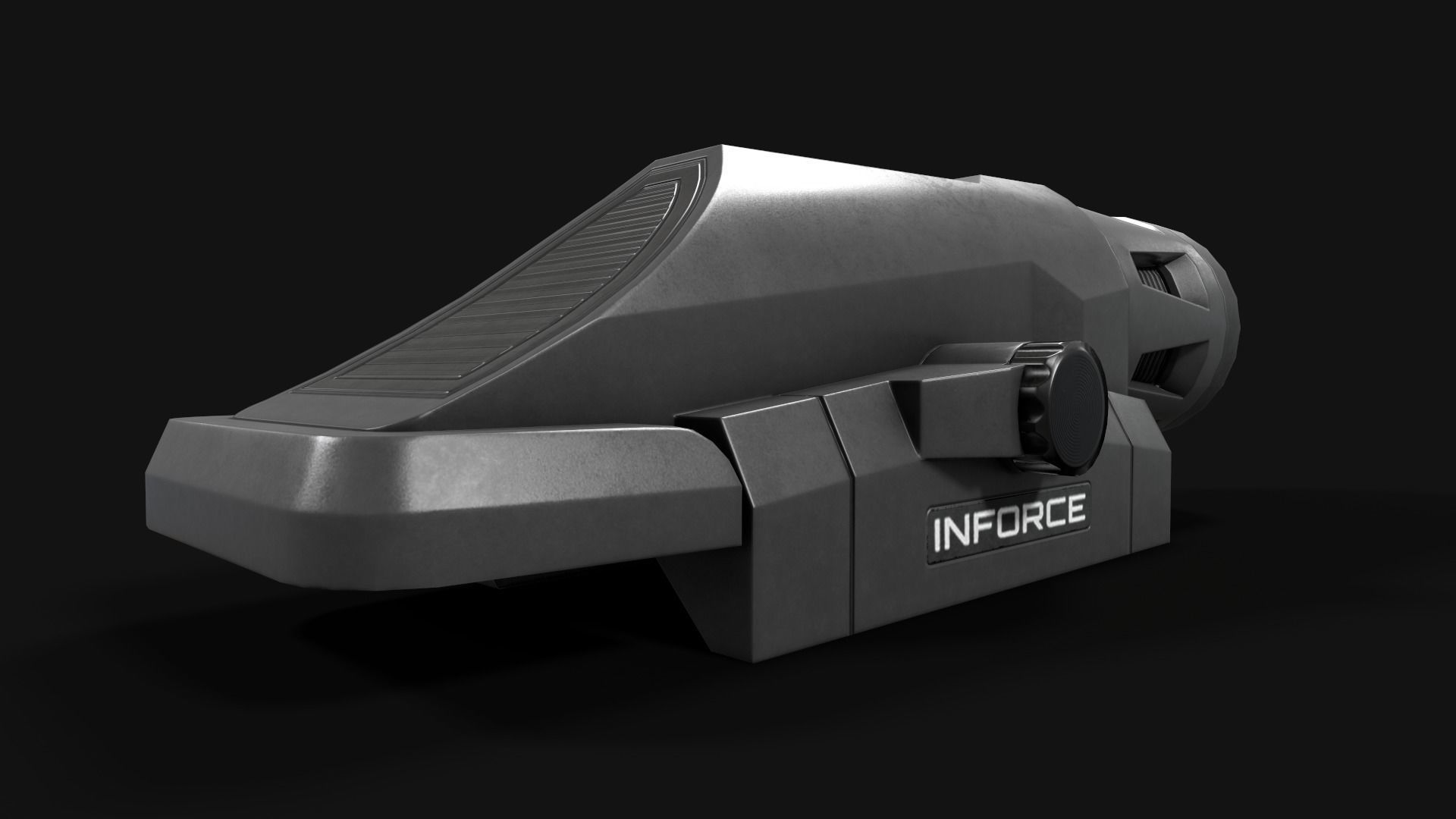 Inforce WML Rifle Weapon Mounted Light Low-poly 3D model_7