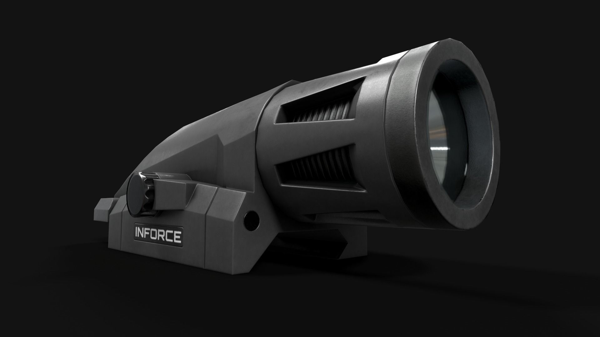 Inforce WML Rifle Weapon Mounted Light Low-poly 3D model_9