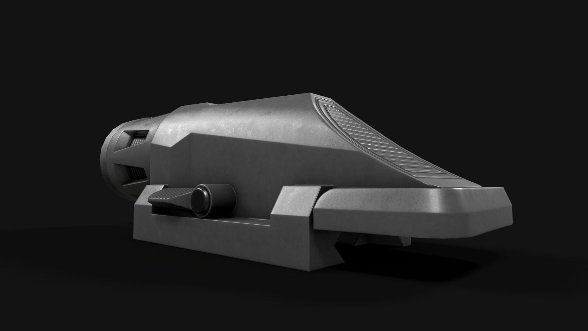 Inforce WML Rifle Weapon Mounted Light Low-poly 3D model_5